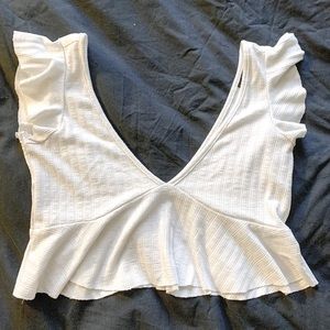 Zaful Flowy Crop Top